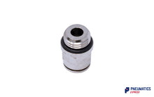 Load image into Gallery viewer, 1/4" BSP to 8mm Male Stud Push-In Fitting (Nickel Plated Brass)