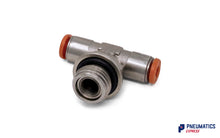 Load image into Gallery viewer, Metal Work RL32 4-1/4 4mm to 1/4" Central Tee Male Brass Fitting (2L32003)