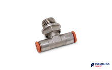 Load image into Gallery viewer, Metal Work RL32 4-1/4 4mm to 1/4" Central Tee Male Brass Fitting (2L32003)