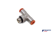 Load image into Gallery viewer, Metal Work RL32 4-1/8 4mm to 1/8" Central Tee Male Brass Fitting (2L32002)