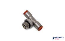 Load image into Gallery viewer, Metal Work RL32 6-1/4 6mm to 1/4" Central Tee Male Brass Fitting (2L32009)