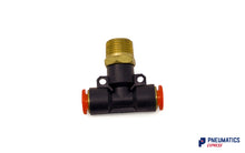 Load image into Gallery viewer, Watson Branch Tee 8mm to 3/8" Pneuatic Fitting (CTB-8-03)