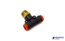 Load image into Gallery viewer, Watson Branch Tee 8mm to 3/8" Pneuatic Fitting (CTB-8-03)