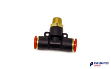 Load image into Gallery viewer, Watson Branch Tee 10mm to 1/4" Pneumatic Fitting (CTB-10-02)