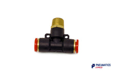 Load image into Gallery viewer, Watson Branch Tee 10mm to 3/8" Pneumatic Fitting (CTB-10-03)
