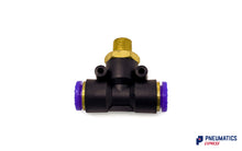 Load image into Gallery viewer, Watson Branch Tee 12mm to 1/4" Pneumatic Fitting (CTB-12-02)