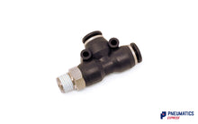Load image into Gallery viewer, Watson Run Tee 6mm to 1/8" Pneumatic Fitting (CTD-6-01)
