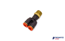 Load image into Gallery viewer, Watson Branch Y 8mm to 1/4" Pneumatic Fitting (CTX-8-02)
