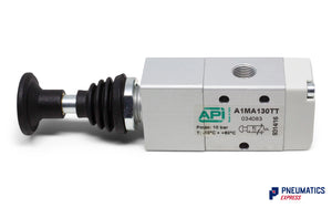 API A1MA130TT Manual Valve 1/8"", 3/2 Push/Pull