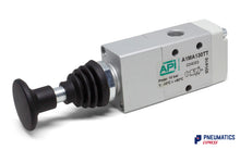 Load image into Gallery viewer, API A1MA130TT Manual Valve 1/8&quot;&quot;, 3/2 Push/Pull