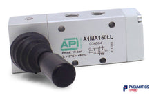 Load image into Gallery viewer, API A1MA150LL Lever Valve 1/8&quot; (Automatic Spring Return)