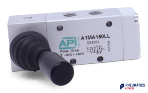 API A1MA150LL Lever Valve 1/8" (Automatic Spring Return)