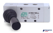 Load image into Gallery viewer, API A1MA150LL Lever Valve 1/8" (Automatic Spring Return)