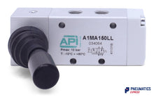 Load image into Gallery viewer, API A1MA150LL Lever Valve 1/8" (Automatic Spring Return)