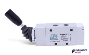 API A1MA151LT Manual Lever Valve 1/8", 5/2