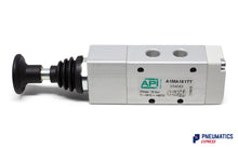 Load image into Gallery viewer, API A1MA151TT Push Button Manual Valve 1/8&quot;, 5/2, Push Pull