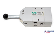 Load image into Gallery viewer, API A1MA171LT Manual Valve 1/8&quot;, 5/3, Automatic Spring Return