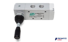 Load image into Gallery viewer, API A1MA273LL Manual Valve 1/4" 5/3, Closed Centre, 3 Positions