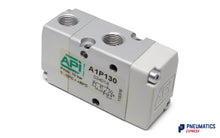 Load image into Gallery viewer, API A1P130 Pneumatic Valve 1/8&quot; 3/2 Normally Closed (Pneumatically Operated)