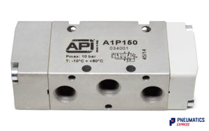 API A1P150 Pneumatic Valve 1/8"5/2 (Pneumatically Operated)