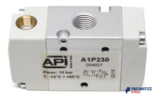 Load image into Gallery viewer, API A1P230 Pneumatic Valve 1/4&quot; 3/2 Normally Closed (Pneumatically Operated)