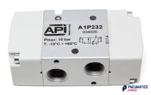 Load image into Gallery viewer, API A1P232 Pneumatic Valve 1/4&quot; 3/2 (Pneumatically Operated)