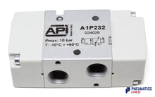 Load image into Gallery viewer, API A1P232 Pneumatic Valve 1/4" 3/2 (Pneumatically Operated)