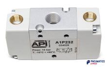 Load image into Gallery viewer, API A1P232 Pneumatic Valve 1/4&quot; 3/2 (Pneumatically Operated)