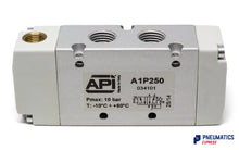 Load image into Gallery viewer, API A1P250 Pneumatic Valve 1/4" 5/2 (Pneumatically Operated)