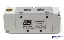 Load image into Gallery viewer, API A1P250 Pneumatic Valve 1/4&quot; 5/2 (Pneumatically Operated)