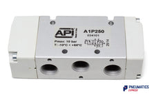 Load image into Gallery viewer, API A1P250 Pneumatic Valve 1/4" 5/2 (Pneumatically Operated)
