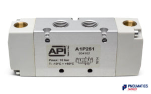 API A1P251 Pneumatic Valve 1/4" 5/2 (Pneumatically Operated)