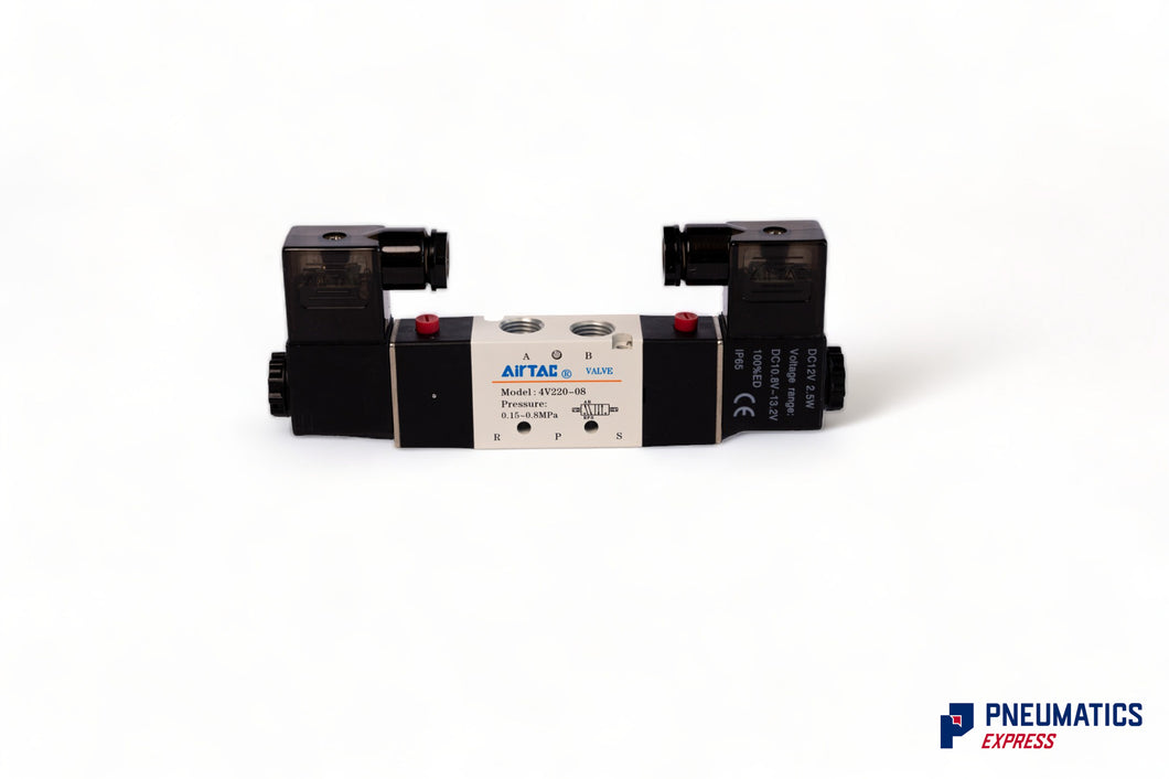 Airtac 4V220-08 A Solenoid Valve (AC 220v)