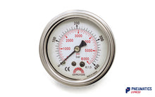 Load image into Gallery viewer, Watson Stainless Steel 400 Bar (6000 PSI) Pressure Gauge (Back Entry) 1/4&quot; BSP