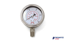 Load image into Gallery viewer, Watson Stainless Steel 100 bar Pressure Gauge (Bottom Entry)