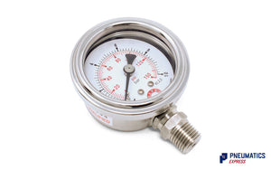 Watson Stainless Steel 10 Bar Pressure Gauge (Bottom Entry) 1/4" BSP