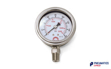 Load image into Gallery viewer, Watson Stainless Steel 160 Bar Pressure Gauge (Bottom Entry) 1/4&quot; BSP