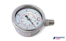 Load image into Gallery viewer, Watson Stainless Steel 1 Bar (15 PSI) Pressure Gauge (Bottom Entry) 1/4&quot; BSP