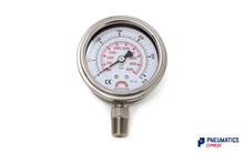 Load image into Gallery viewer, Watson Stainless Steel 300 BAR (4500 PSI) Pressure Gauge (Bottom Entry) 1/4" BSP