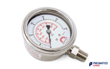 Load image into Gallery viewer, Watson Stainless Steel 60 Bar Pressure Gauge (Bottom Entry) 1/4" BSP