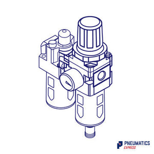SMC AC20-01G Pneumatic Filter Regulator Lubricator (FRL)