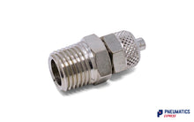 Load image into Gallery viewer, 1/4&quot; BSP to 6mm Male Stud Rapid Fittings (Nickel Plated Brass)