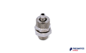 1/8" BSP to 6mm Male Stud Rapid Fittings (Nickel Plated Brass)