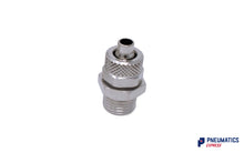 Load image into Gallery viewer, 1/4&quot; BSP to 8mm Male Stud Rapid Fittings (Nickel Plated Brass)