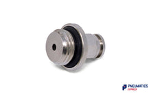 Load image into Gallery viewer, 4mm to 1/4&quot; Straight Parallel Male Stud Push-In Fitting (Nickel Plated Brass)