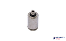 Load image into Gallery viewer, 6mm to M5 Straight Parallel Male Stud Push-In Fitting (Nickel Plated Brass)