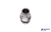 Load image into Gallery viewer, 12mm to 1/2&quot; Straight Parallel Male Stud Push-In Fitting (Nickel Plated Brass)