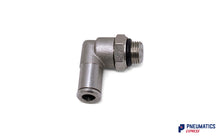 Load image into Gallery viewer, 5mm to 1/8&quot; Swivel Elbow Push-In Fitting (Nickel Plated Brass)