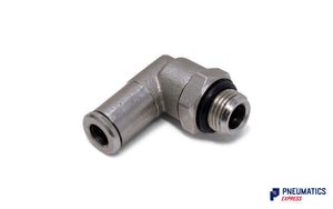 5mm to 1/8" Swivel Elbow Push-In Fitting (Nickel Plated Brass)