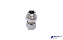 Load image into Gallery viewer, 1/4" to 8mm Compression Fitting BSP Stud (Nickel Plated Brass)